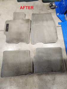 1999 2000 Mazda Protege Sedan OEM Grey Gray Floor Mats 4pc