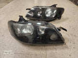 2001-2003 Mazda Protege5 Black Housing Canadian Headlights SET