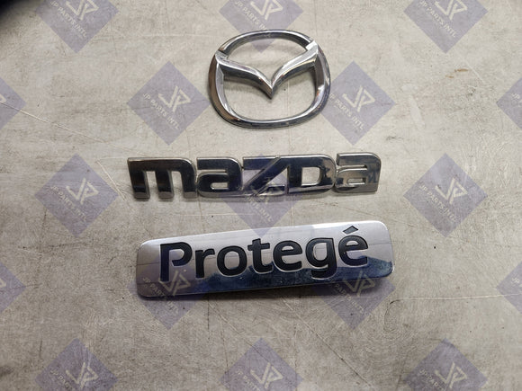 1999-2000 Mazda Protege Trunk Emblem Badge Kit