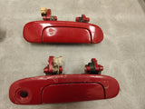 1999-2003 Mazda Protege Exterior Door Handles - P5 Red