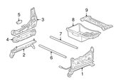 1997-2001 Honda CRV Passenger Storage Under Seat Tray